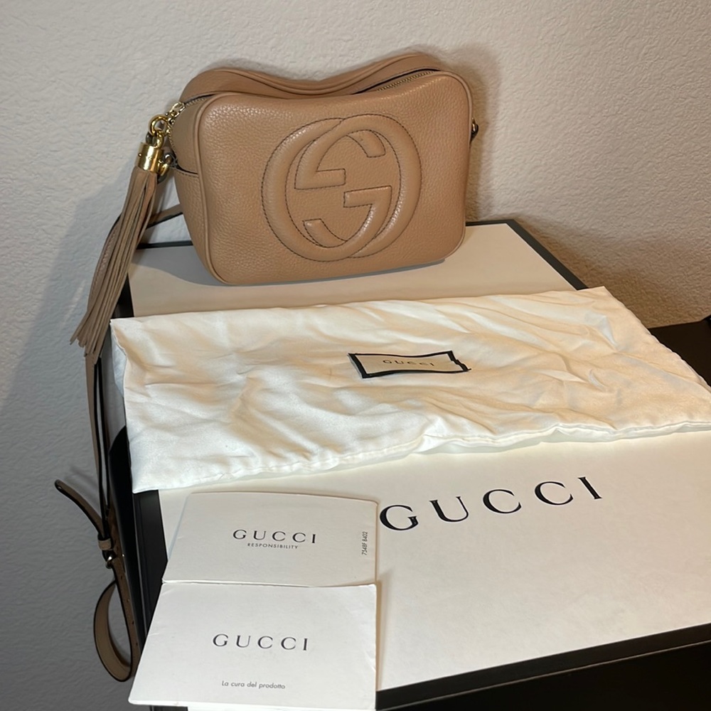 Gucci Small Leather Soho Disco Bag